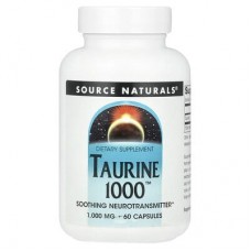 Source Naturals, таурин 1000™, 1000 мг, 60 капсул